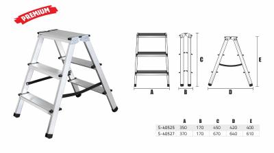 Drabina domowa dwustronna 150kg Stalco