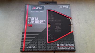 Piła diamentowa SEGMENT PRO 230X22,2X2,8mm K2