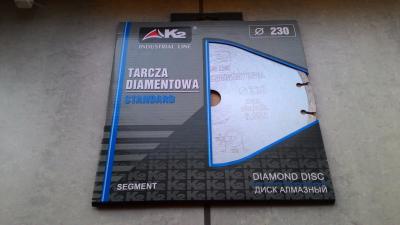 Piła diamentowa STANDARD TURBO 230X22,2X2,8mm K2