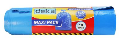 Worki maxi pack bardzo mocne niebieskie 240l a10