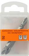 Końcówki do wkrętarki dwustronna 65mm 2szt. ph1-ph2,ph2-ph3