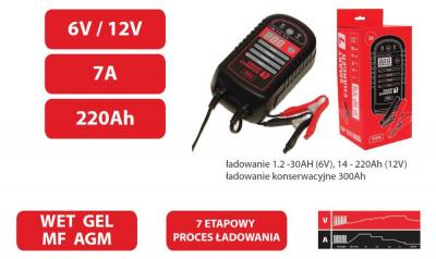 Prostownik inteligentny do ładowania smart charger 7