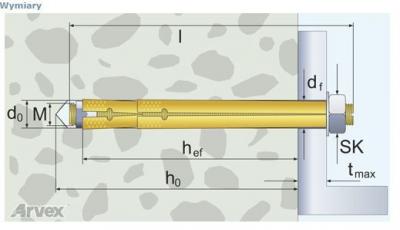 Kołek stalowy 14*100/120/m10 2075.2013