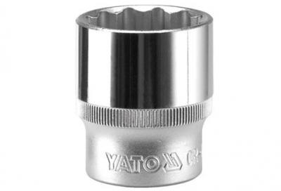 Nasadka krótka 12-kątna chromowana 1/2'''' 8mm