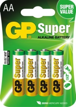 Bateria super alkaline aa lr6 1.5v 6 sztuk