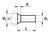 Nit aluminiowy pełny z łbem stożkowym płaskim 4.0*10 mm