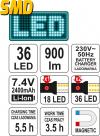 Lampa oświetleniowa komory silnika 36 smd aku