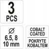 Zestaw wierteł do zgrzewów punktowych 3szt.