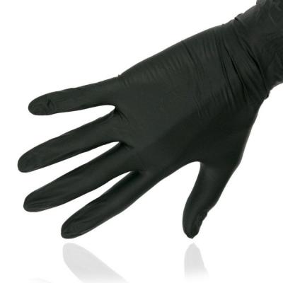 Rękawice nitrylowe czarne rozmiar m