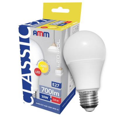 żarówka led e27 10w 3000k 700lm 100 sztuk