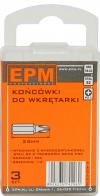 Końcówki do wkrętarki 25mm 3szt. pz3