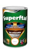 Emalia superftal do drewna i metalu brązowa 8016 0.8l