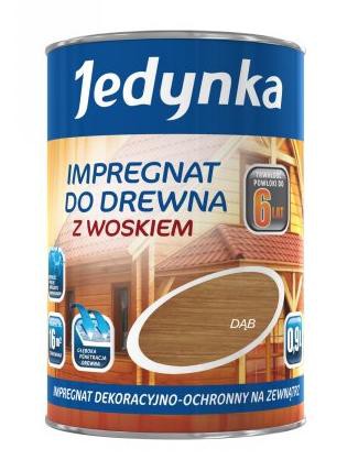 Impregnat do drewna z woskiem jedynka palisander 0.9l