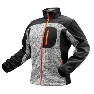 Bluza dziana wzmocniona tkaniną softshell xxl