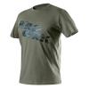 T-shirt roboczy oliwkowy camo, rozm.l