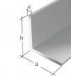 Profil kątowy aluminiowy anodowy 1000x40x40x2,0             