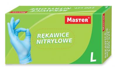 Rękawice nitrylowe master rozmiar xl                        