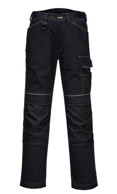 Spodnie ochronne do pasa, czarne, bojówki pw304bkr,r.40-eu56
