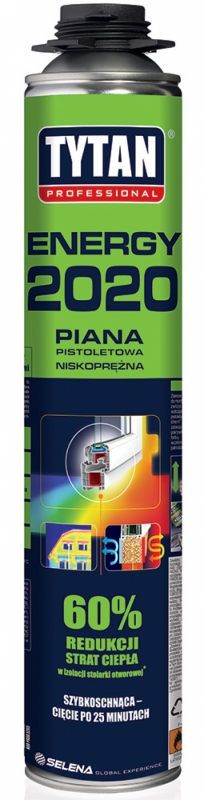 Pianka pistoletowa tytan 750ml o2 energy 2020               