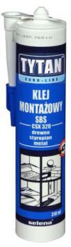 Klej montażowy 280ml tytan euro-line