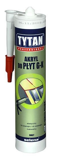 Akryl tytan do płyt gipsowo-kartonowych 280ml biały