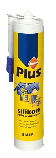 Silikon super plus 280ml brązowy