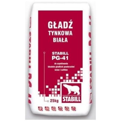 Stabil gładź gipsowa biała pg-41 20kg                       