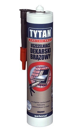 Uszczelniacz dekarski tytan 310ml ceglany