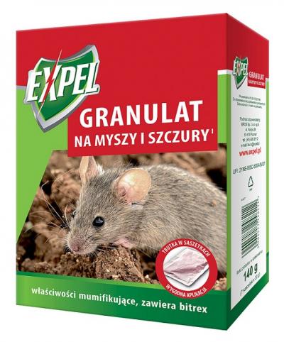Granulat na myszy i szczury 140g expel                      