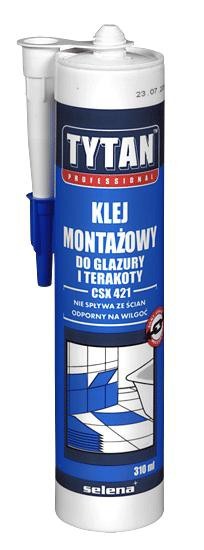 Klej montażowy 310ml tytan glazura terrakota