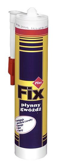 Klej plus fix płynny gwóźdź 400 gram