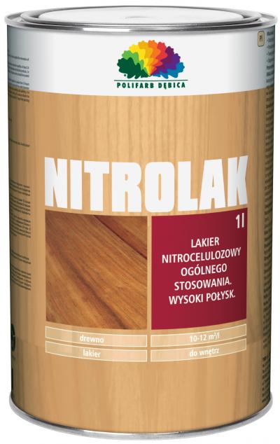 Polifarb lakier nitrolak bezbarwny 1l                       