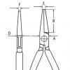 Szczypce dla elektroników 145mm                             