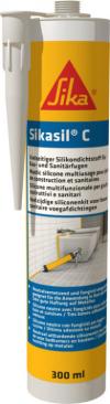 Silikon budowlano-sanitarny neutralny sikasil c 300ml biały