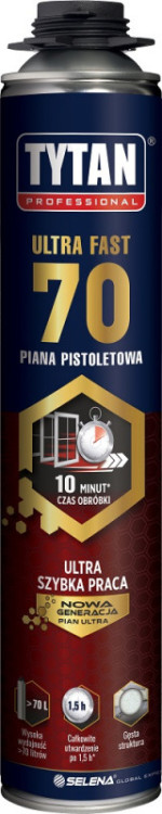 Pianka pistoletowa ultra 70 tytan 870ml