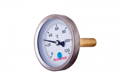 Termometr śr 40mm 0-120c, tył-gw 1/2'                       