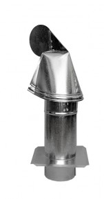 Kominek wentylacyjny ocynkowany huzar z płytą 120mm         