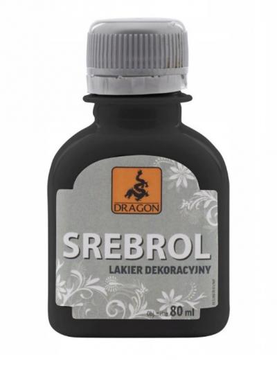 Lakier dekoracyjny srebrol 80ml                             