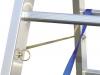 Drabina aluminiowa 3-elementowa 606cm 9+9+9 szczebli
