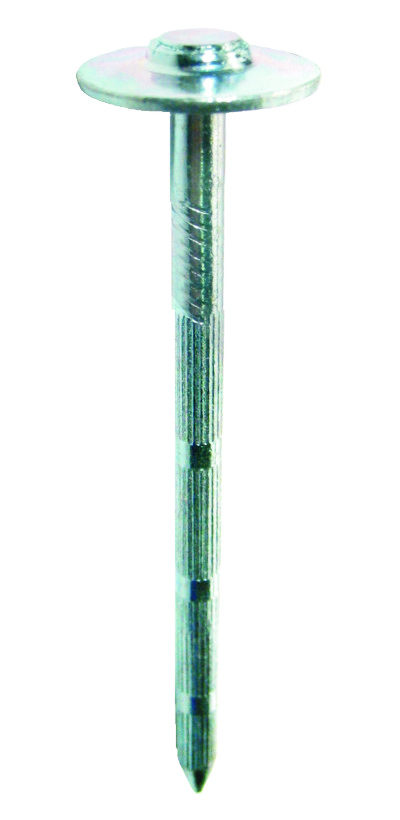 Gwóźdź utwardzony 3,5 x 25 z podkładem 15mm walcowany K2
