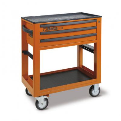 Wózek narzędziowy c50s, 3 szuflady pomarańczowy             