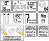 łańcuch tnący do pilarki 15'''' .325 1.5mm 64z