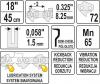 łańcuch tnący do pilarki 18'''' .325 1.5mm 72z