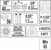 Prowadnica łańcucha do pilarek 16'''' 3/8''''p