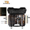 Zestaw kluczy nasadowych 1/4'' 1/2'' 73 części              