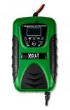 Prostownik automatyczny z lcd 12v 8a  compact green         