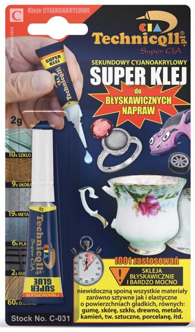 Klej sekundowy super klej 2g                                