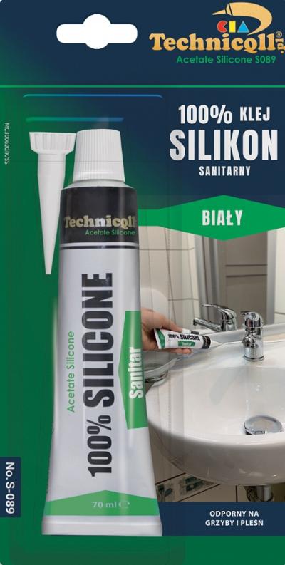 Silikon sanitarny biały 70ml                                