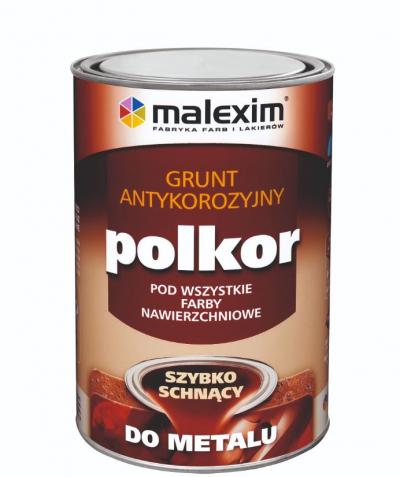 Szybkoschnący antykorozyjny grunt polkor szary jasny 1,0l   