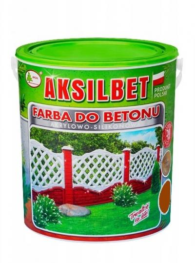 Aksilbet farba do betonu brąz c.686 2.5l                    